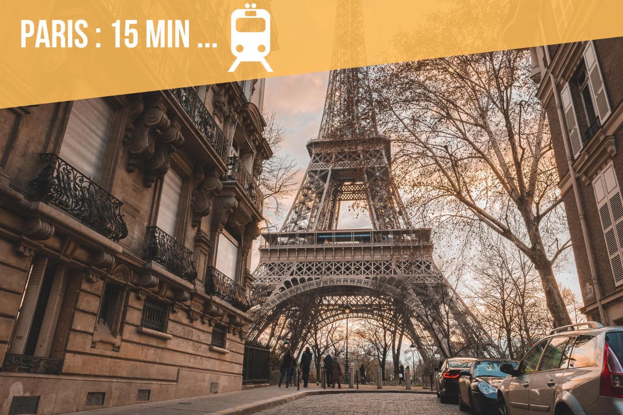 נואזי-לה-גראן L'Appart Passerelle Paris Et Disney - Cozy Houses מראה חיצוני תמונה
